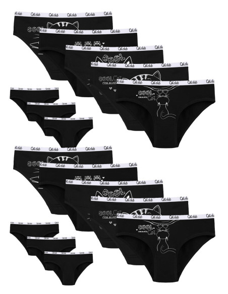 Donella 5171SB6 Assorted 10-Pack Girls' Briefs — Turkish textile wholesale