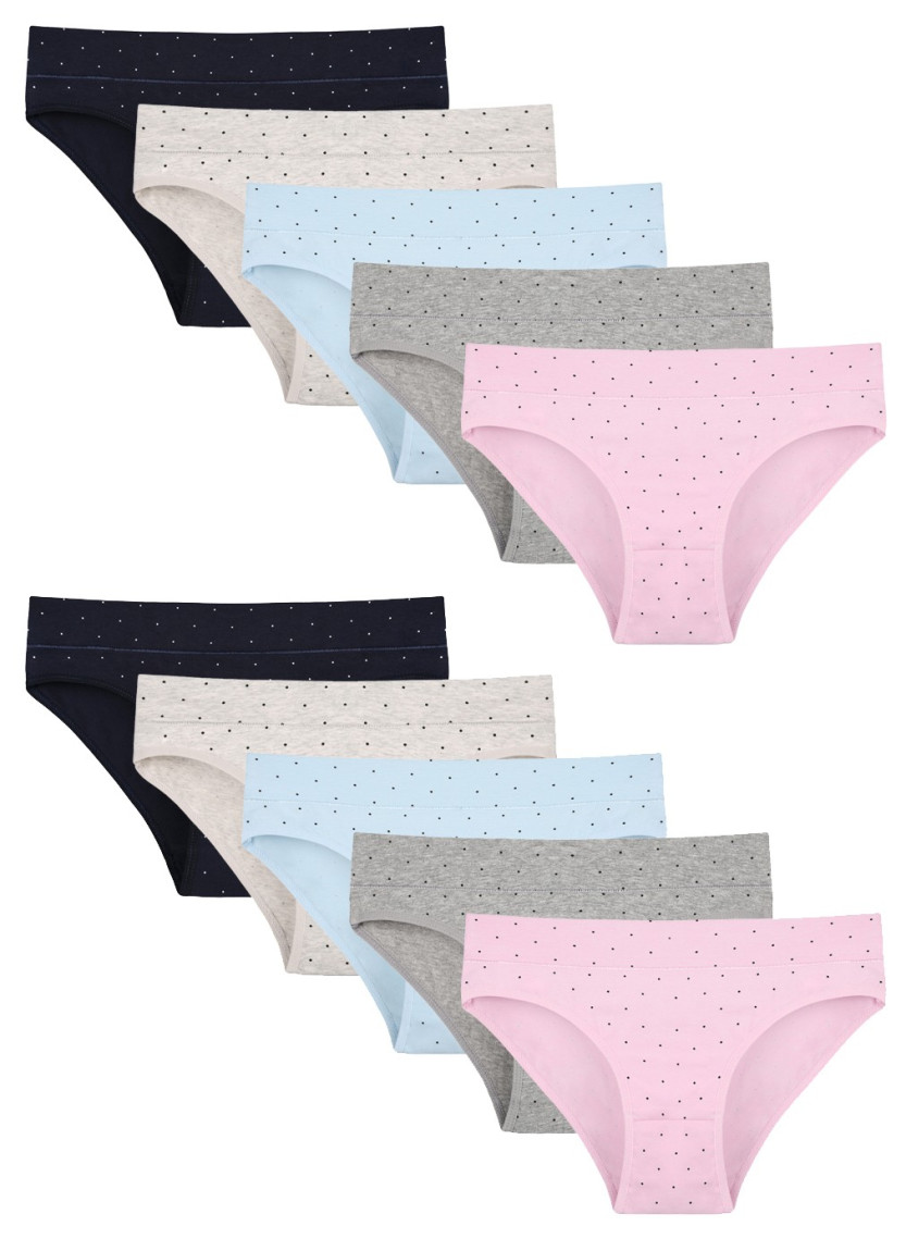Donella 188142 Assorted 10-Pack Women's Briefs — Turkey wholesale collection