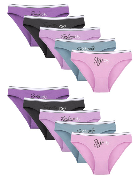 Donella 2171PB210 Assorted 10-Pack Women's Briefs — Istanbul wholesale supplier