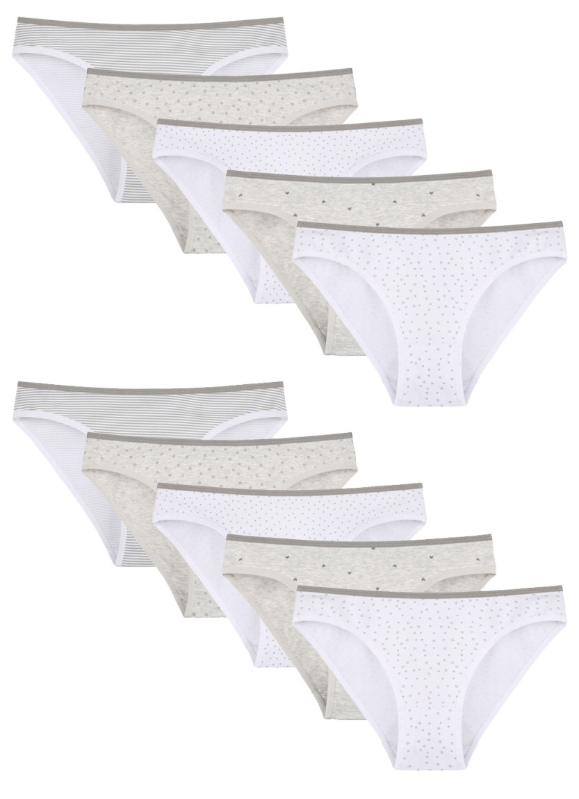 Donella 218136 Assorted 10-Pack Women's Briefs — wholesale from Turkey