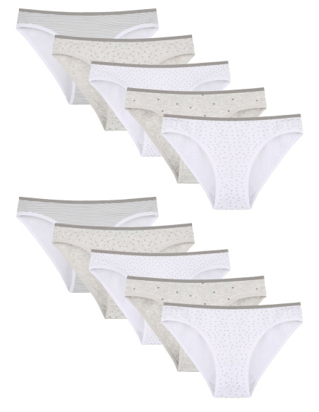 Donella 218136 Assorted 10-Pack Women's Briefs — wholesale from Turkey
