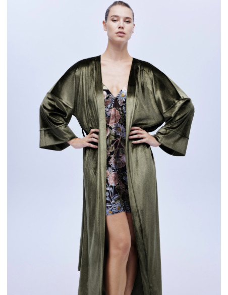 Bonjour Madame 1613 Velour Nightdress — wholesale from Turkey