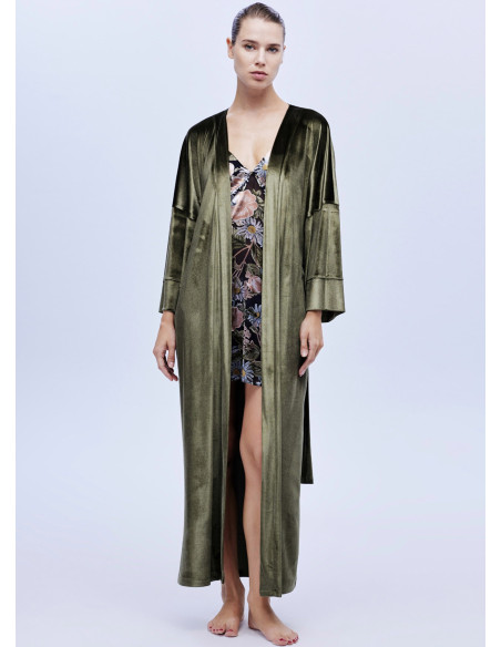 Bonjour Madame 1613 Velour Nightdress — factory-direct from Turkey