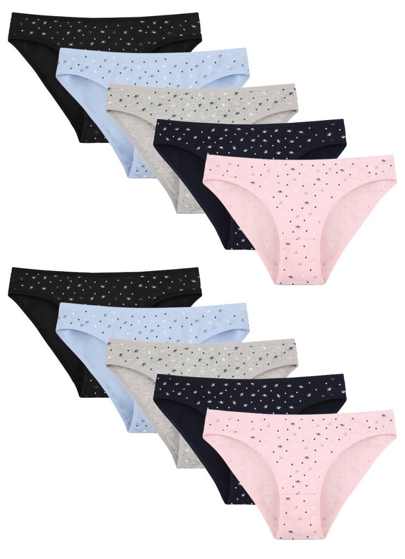 Donella 218137 Assorted 10-Pack Women's Briefs — Turkey wholesale collection