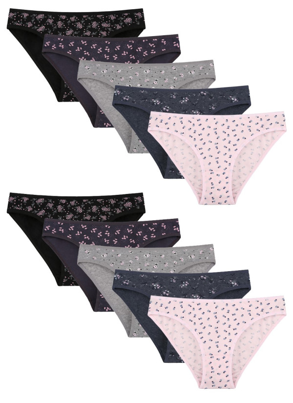 Donella 218138 Assorted 10-Pack Women's Briefs — direct Turkish factory supply
