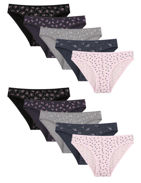 Donella 218138 Assorted 10-Pack Women's Briefs — direct Turkish factory supply