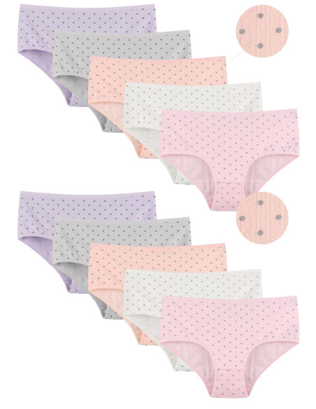 Donella 252701 Assorted 10-Pack Women's Briefs — Turkish textile wholesale