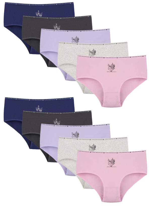 Donella 2571PB200 Assorted 10-Pack Women's Briefs — wholesale from Turkey
