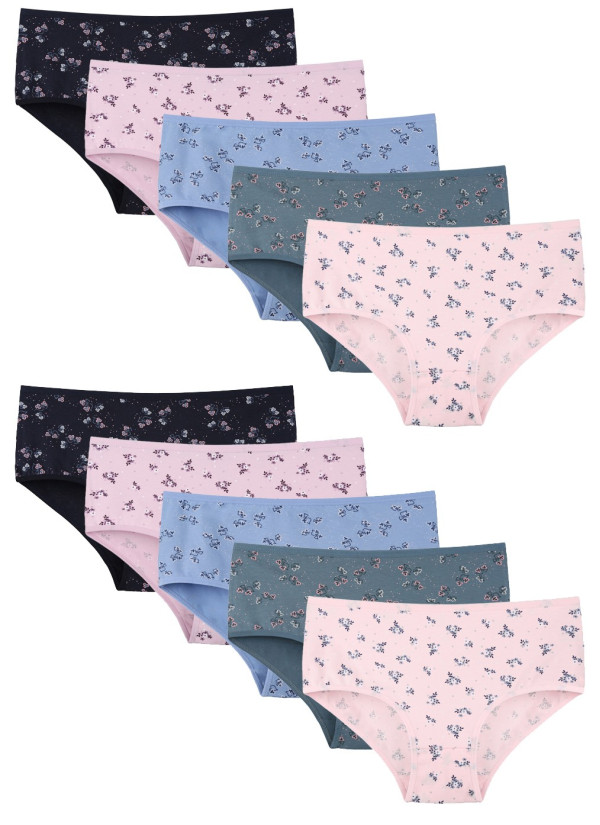 Donella 258134 Assorted 10-Pack Women's Briefs — Turkey wholesale collection