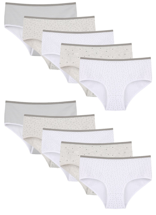 Donella 258136 Assorted 10-Pack Women's Briefs — direct Turkish factory supply