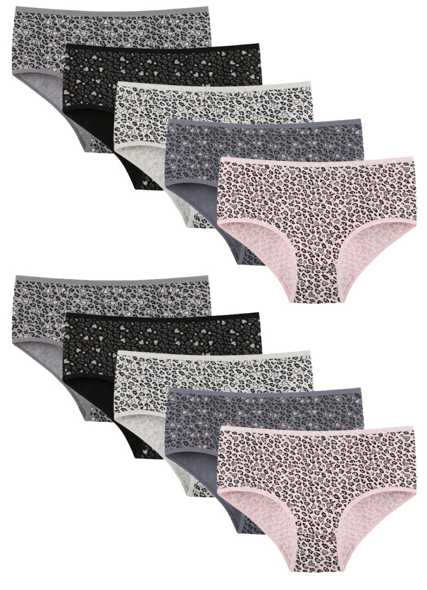 Donella 258144 Assorted 10-Pack Women's Briefs — wholesale from Turkey