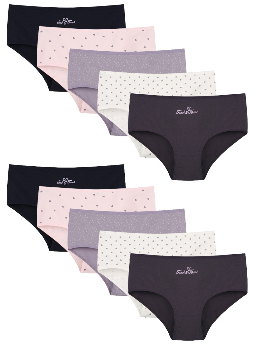Donella 2581B40 Assorted 10-Pack Women's Briefs — wholesale for boutiques
