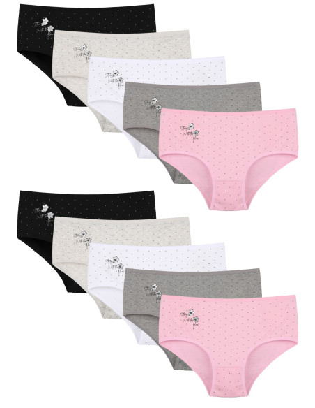 Donella 2581B45 Assorted 10-Pack Women's Briefs — Istanbul wholesale supplier