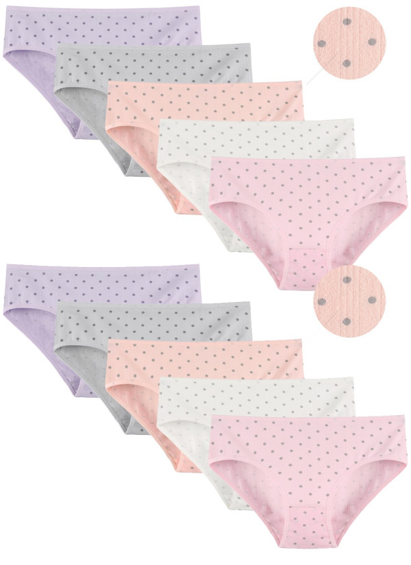 Donella 312701 Assorted 10-Pack Women's Briefs — wholesale for boutiques