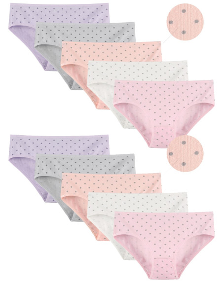 Donella 312701 Assorted 10-Pack Women's Briefs — wholesale for boutiques