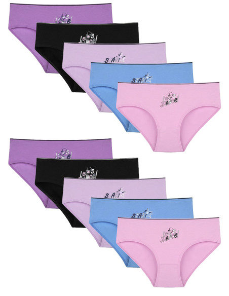 Donella 3171PB185 Assorted 10-Pack Women's Briefs — wholesale from Turkey