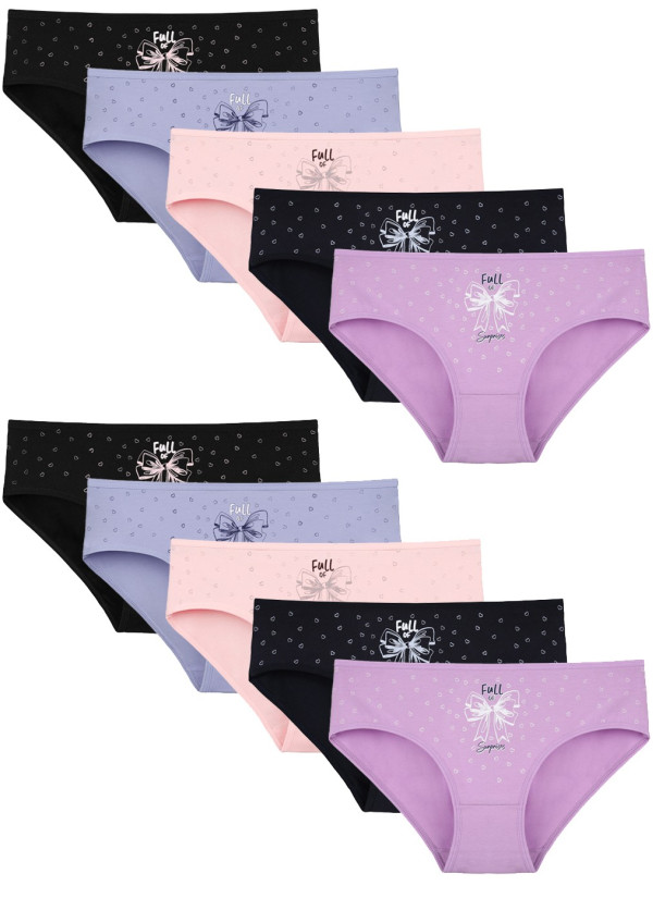 Donella 3171PB190 Assorted 10-Pack Women's Briefs — Turkey wholesale collection
