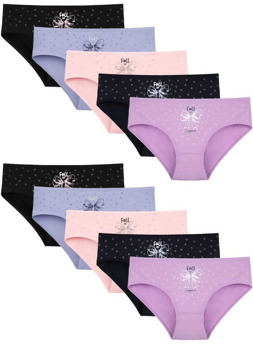 Donella 3171PB190 Assorted 10-Pack Women's Briefs — Turkey wholesale collection