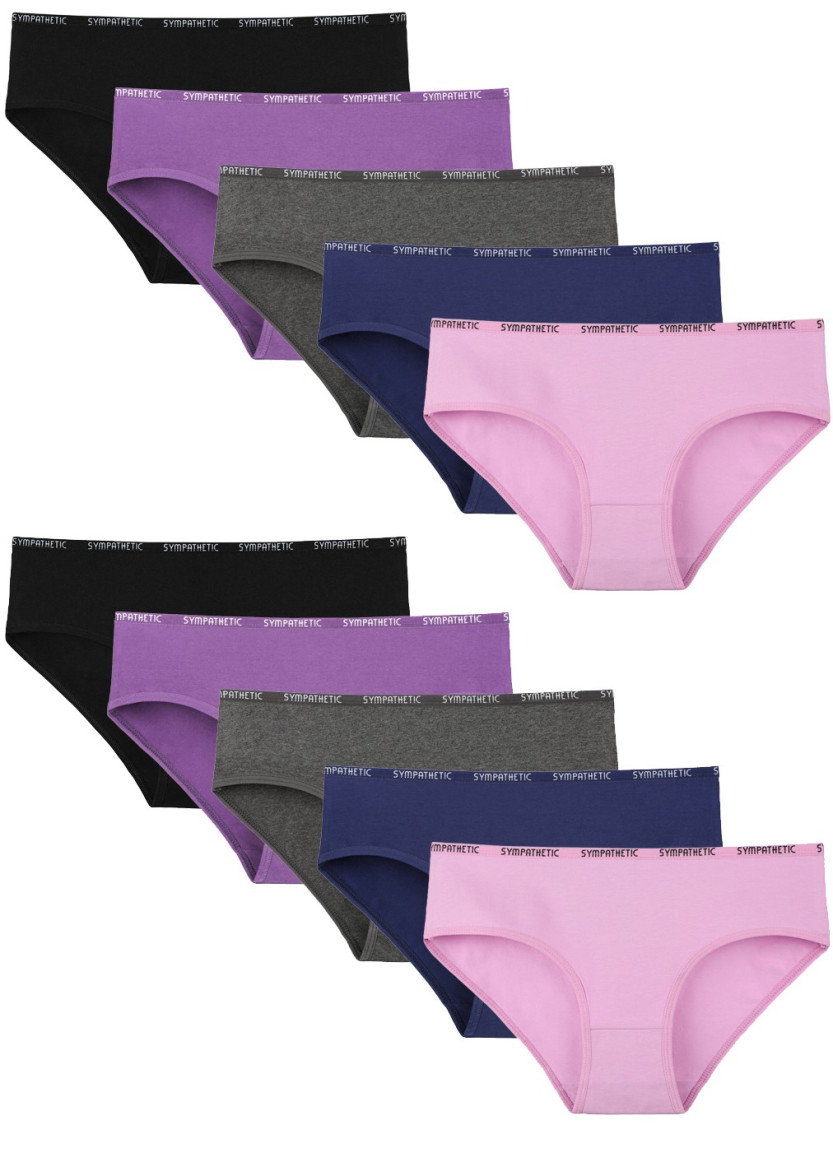 Donella 3171PD14 Assorted 10-Pack Women's Briefs — Turkish textile wholesale