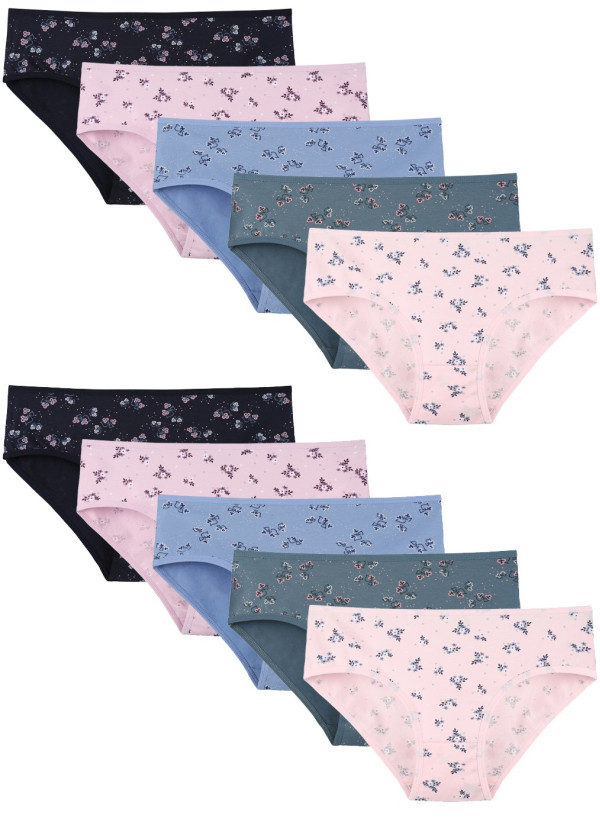 Donella 318134 Assorted 10-Pack Women's Briefs — Turkish factory wholesale