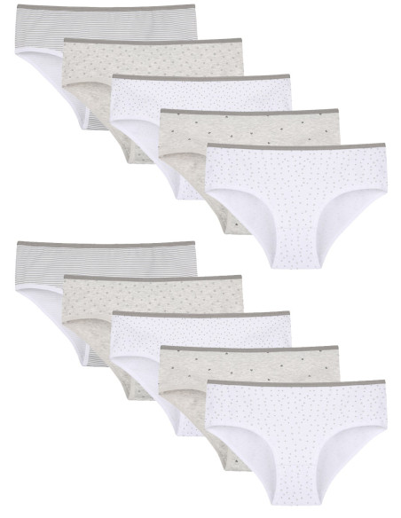 Donella 318136 Assorted 10-Pack Women's Briefs — wholesale from Turkey