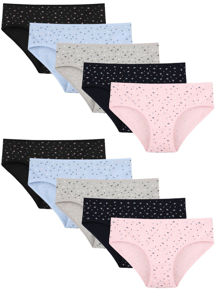 Donella 318137 Assorted 10-Pack Women's Briefs — Turkey wholesale collection