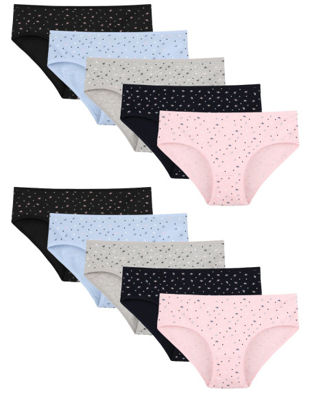 Donella 318137 Assorted 10-Pack Women's Briefs — Turkey wholesale collection