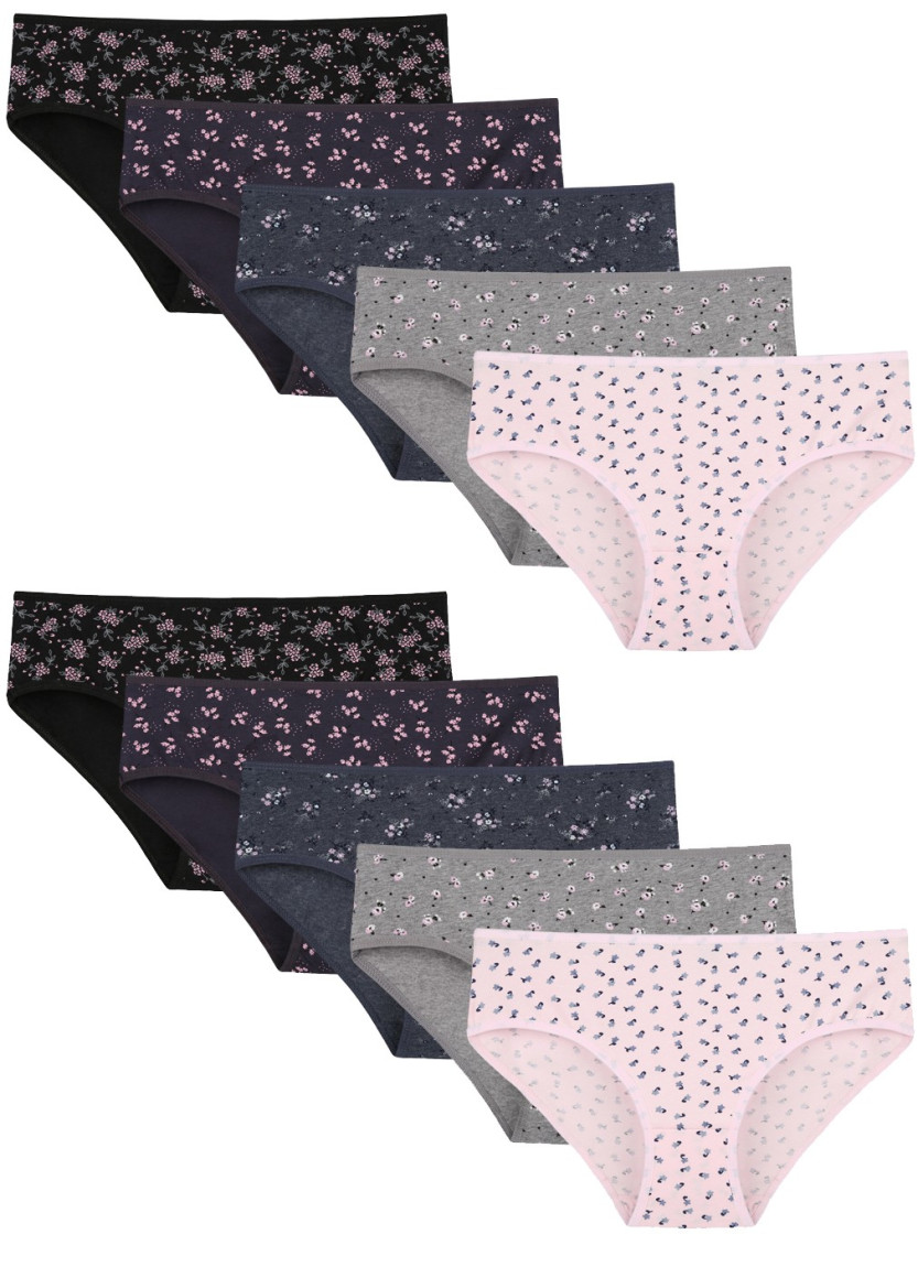 Donella 318138 Assorted 10-Pack Women's Briefs — direct Turkish factory supply