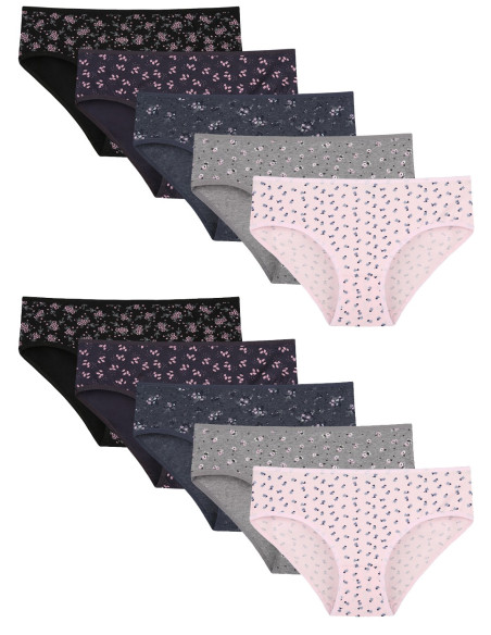 Donella 318138 Assorted 10-Pack Women's Briefs — direct Turkish factory supply