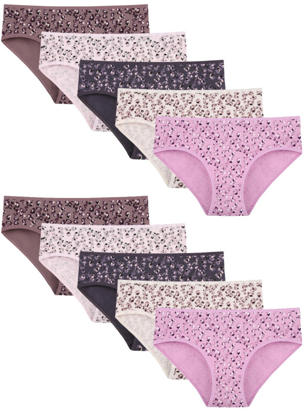 Donella 318140 Assorted 10-Pack Women's Briefs — wholesale for boutiques