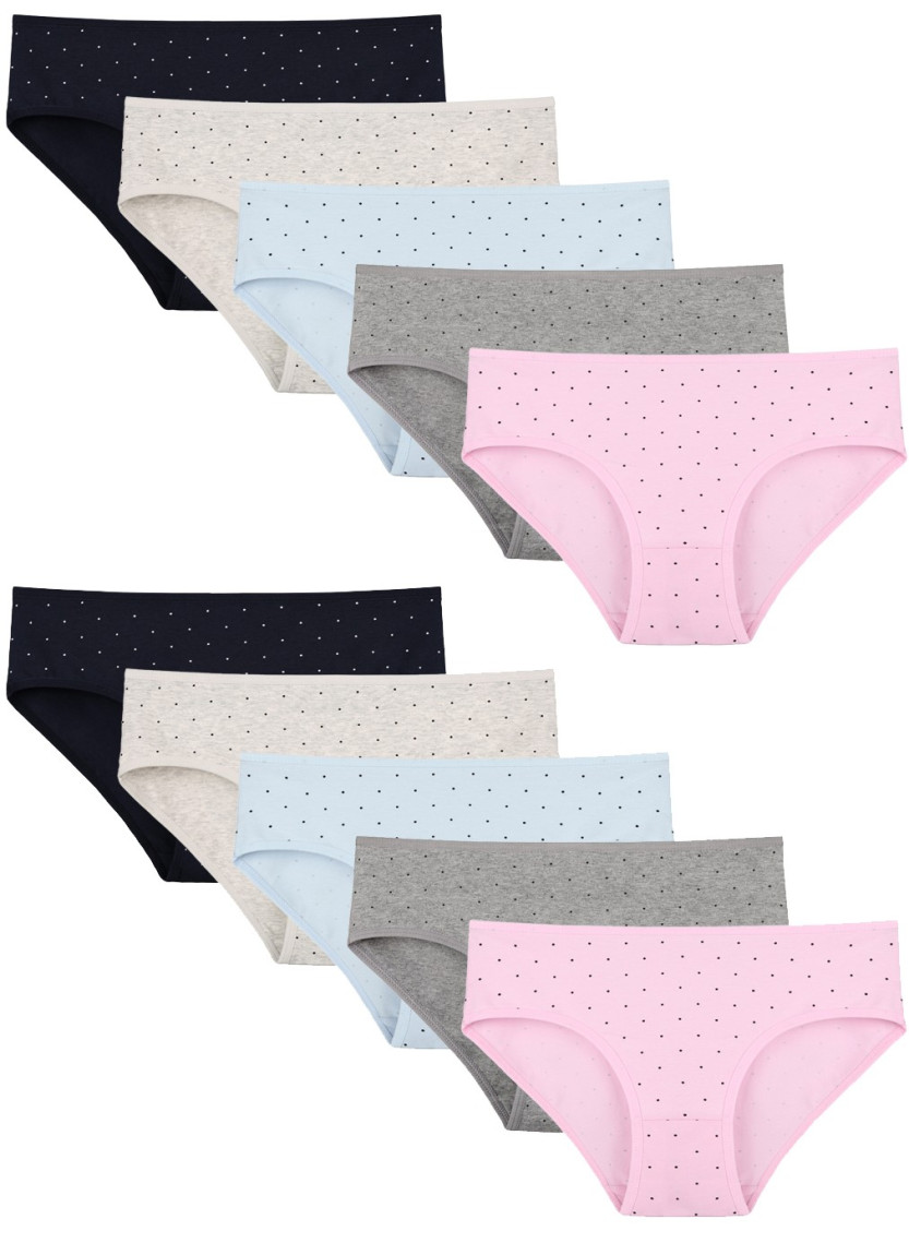 Donella 318142 Assorted 10-Pack Women's Briefs — Turkish textile wholesale