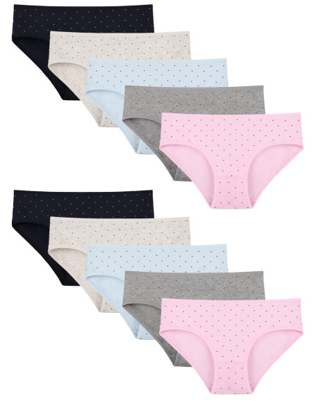 Donella 318142 Assorted 10-Pack Women's Briefs — Turkish textile wholesale