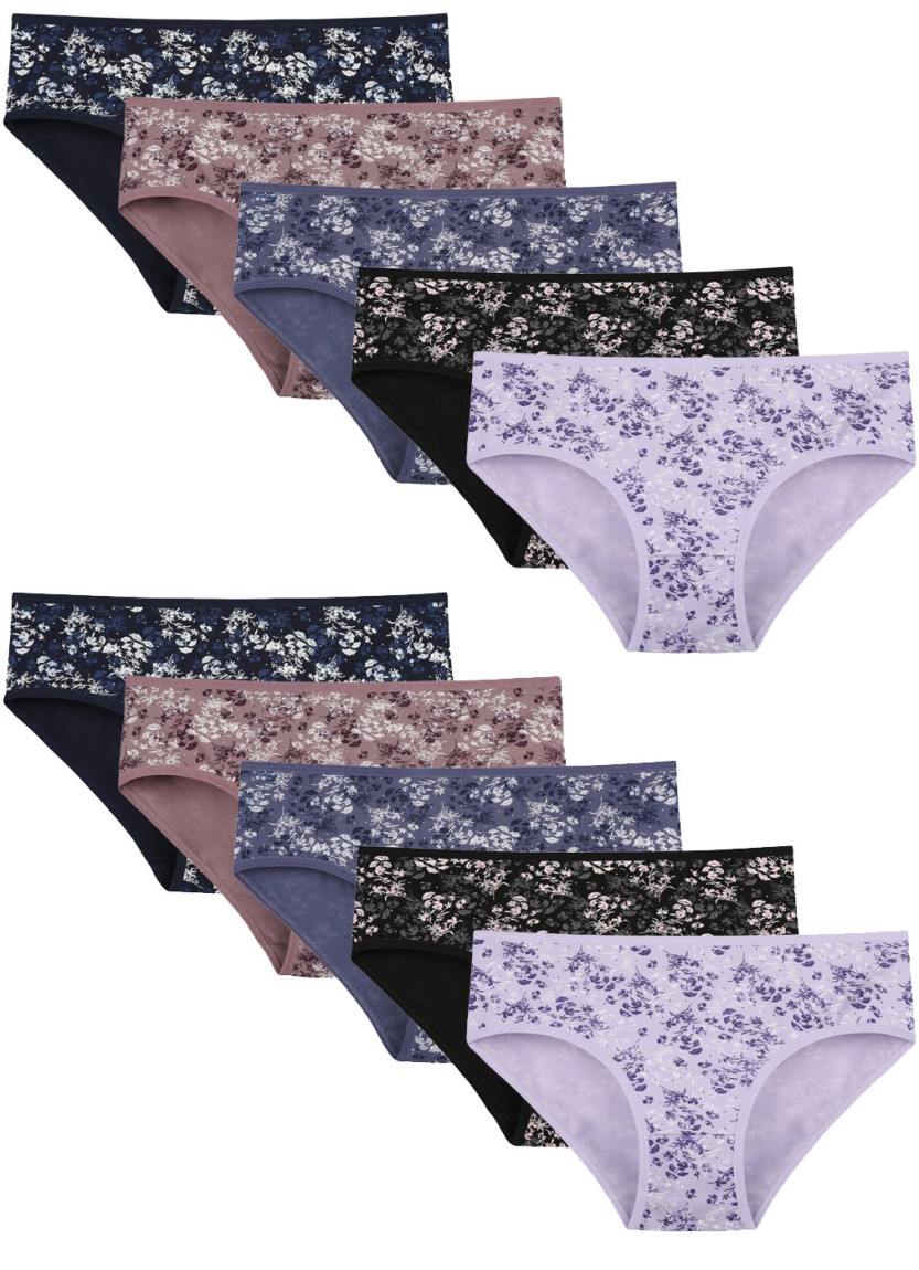 Donella 318143 Assorted 10-Pack Women's Briefs — Istanbul wholesale supplier