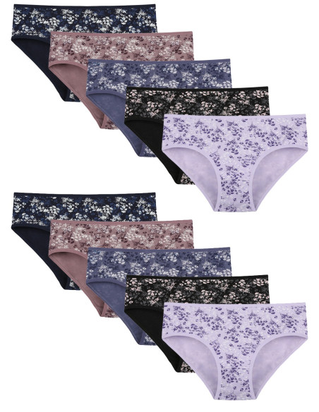 Donella 318143 Assorted 10-Pack Women's Briefs — Istanbul wholesale supplier