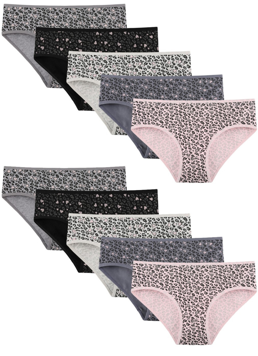 Donella 318144 Assorted 10-Pack Women's Briefs — factory-direct from Turkey