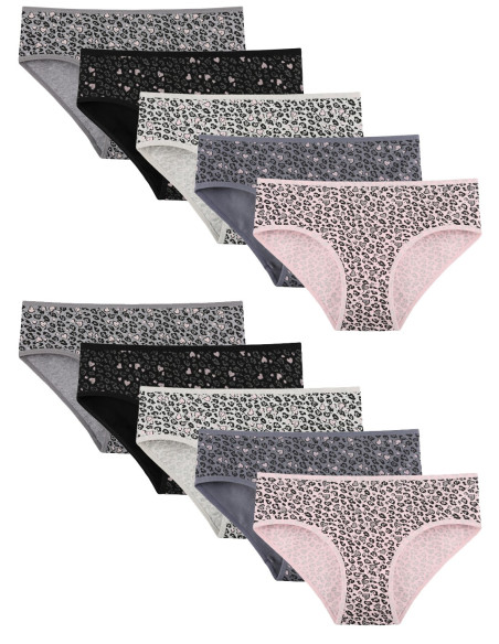 Donella 318144 Assorted 10-Pack Women's Briefs — factory-direct from Turkey