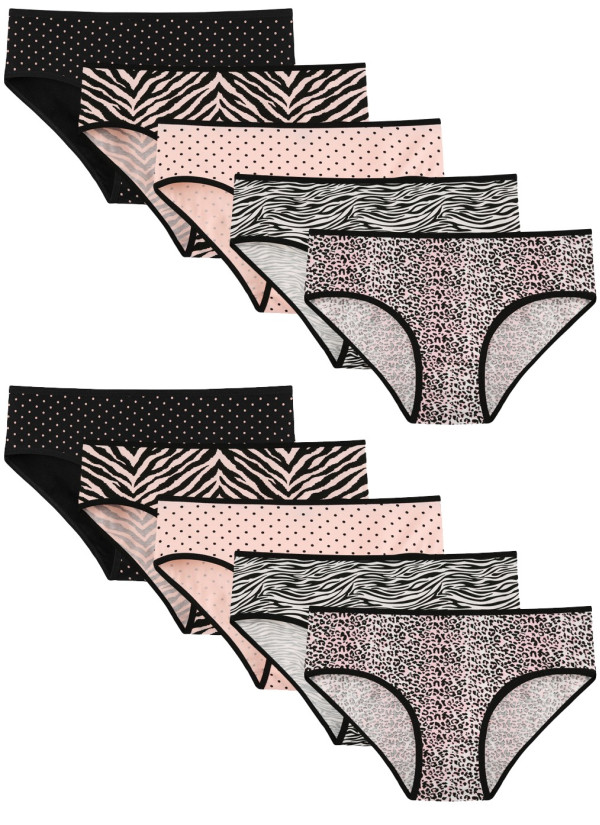 Donella 318145 Assorted 10-Pack Women's Briefs — Turkish factory wholesale