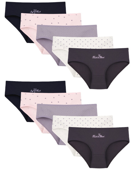 Donella 3181B40 Assorted 10-Pack Women's Briefs — wholesale from Turkey