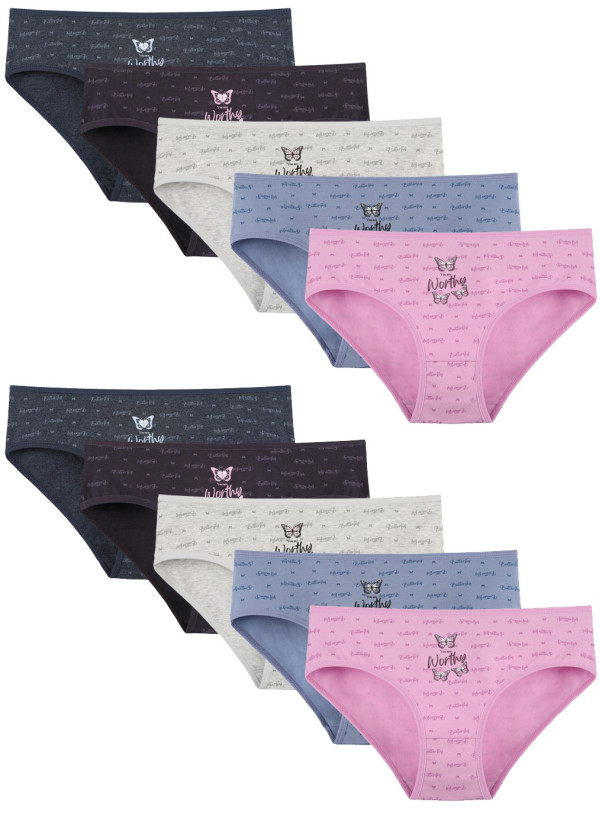 Donella 3181B42 Assorted 10-Pack Women's Briefs — direct Turkish factory supply