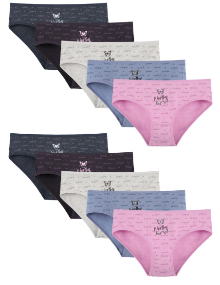 Donella 3181B42 Assorted 10-Pack Women's Briefs — direct Turkish factory supply
