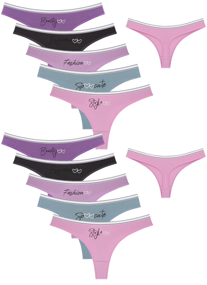 Donella 2471PB210 Assorted 10-Pack Women's Briefs — wholesale from Turkey