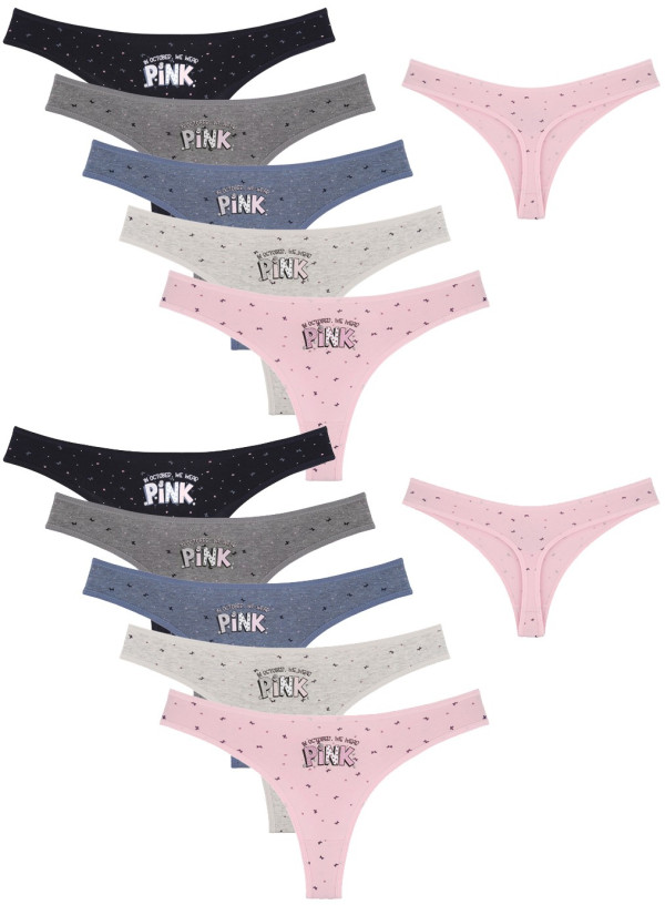 Donella 2481B41 Assorted 10-Pack Women's Briefs — Turkish textile wholesale