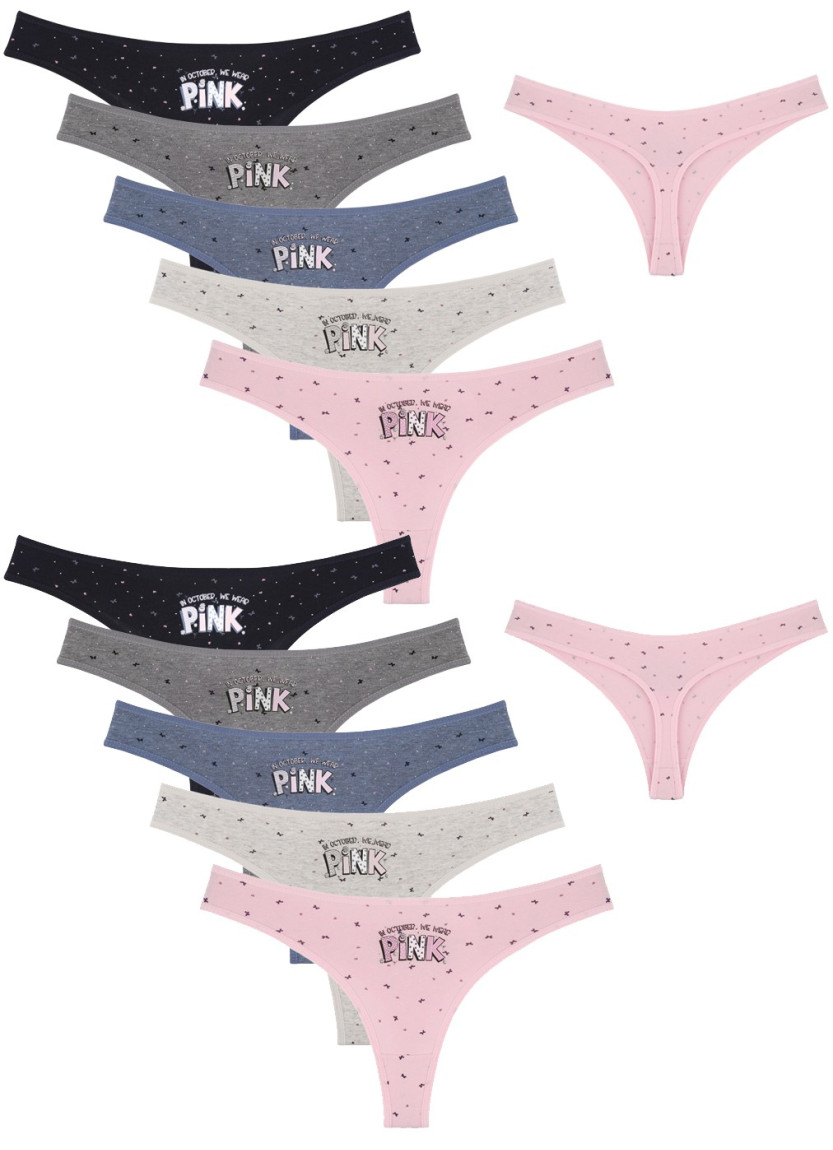 Donella 2481B41 Assorted 10-Pack Women's Briefs — Turkish textile wholesale
