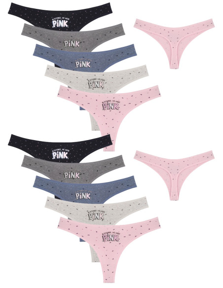 Donella 2481B41 Assorted 10-Pack Women's Briefs — Turkish textile wholesale