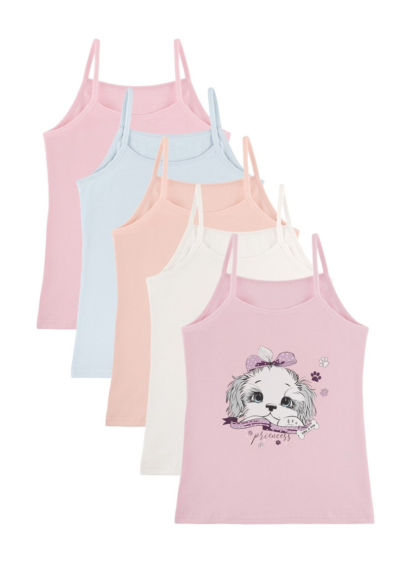 Donella 4371PB140 Assorted 10-Pack Girls' Tank Top — Turkish textile wholesale