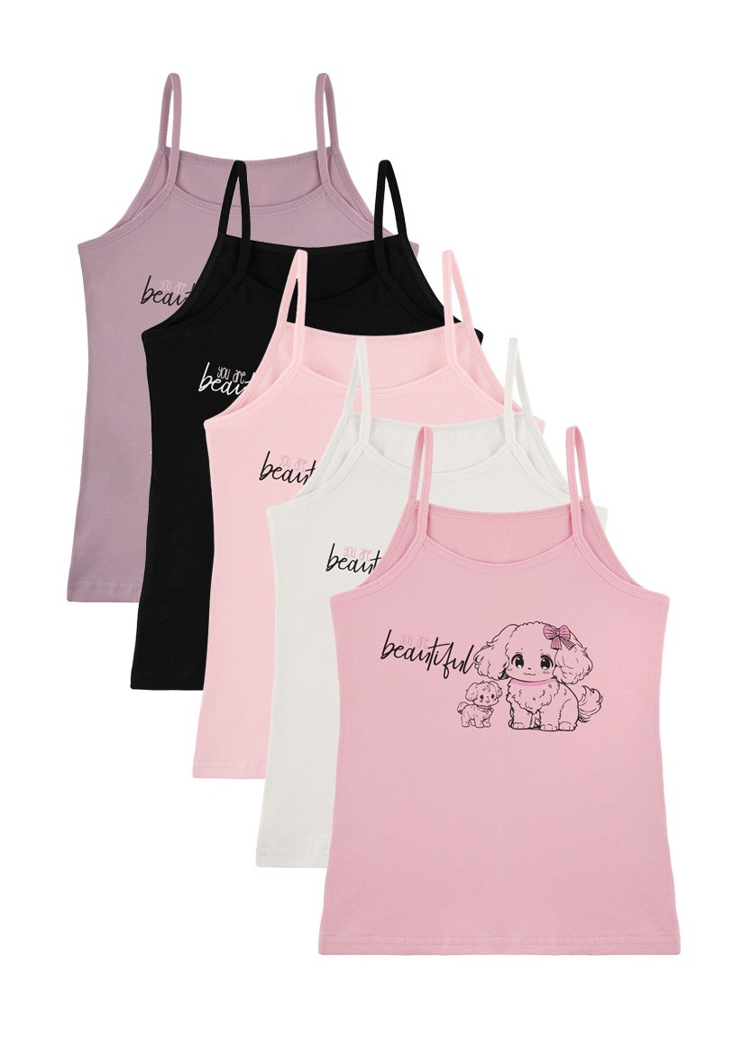 Donella 4371PB154 Assorted 10-Pack Girls' Tank Top — Istanbul wholesale supplier