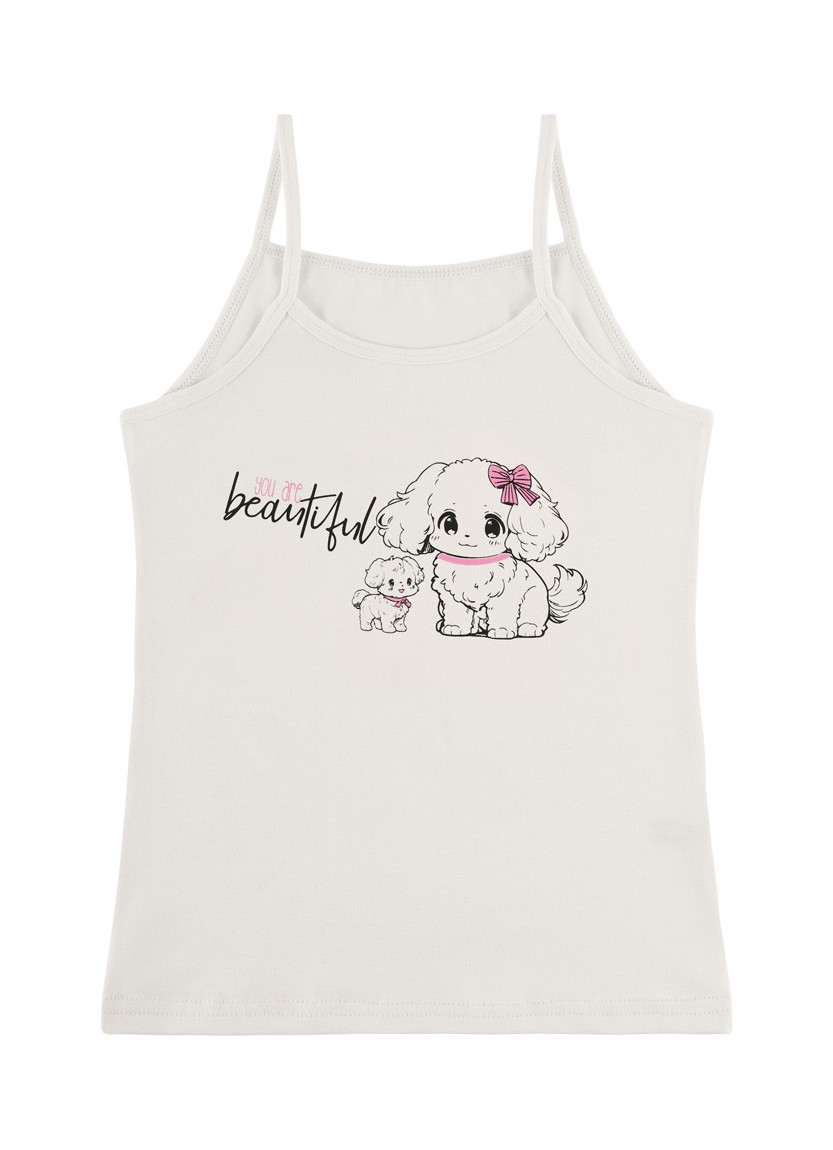 Donella 4371PB154 Assorted 10-Pack Girls' Tank Top — Turkish factory wholesale