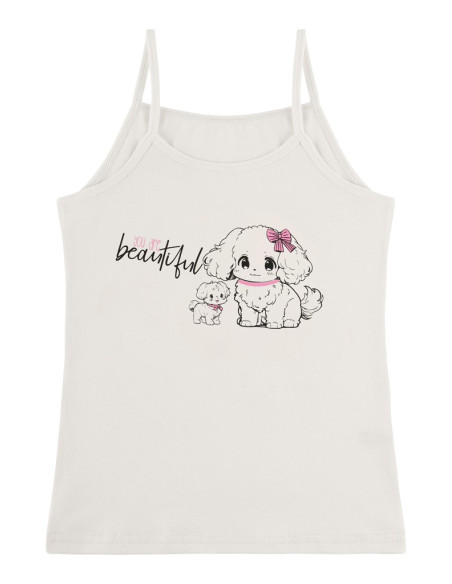 Donella 4371PB154 Assorted 10-Pack Girls' Tank Top — Turkish factory wholesale