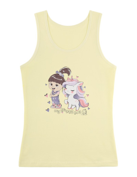 Donella 4971PB165 Assorted 10-Pack Girls' Tank Top — direct Turkish factory supply