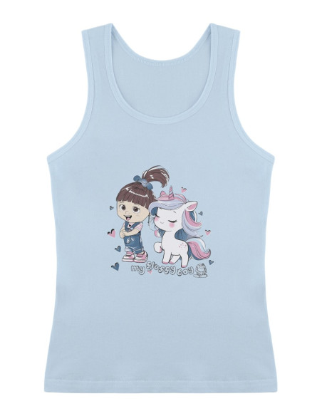 Donella 4971PB165 Assorted 10-Pack Girls' Tank Top — direct Turkish factory supply